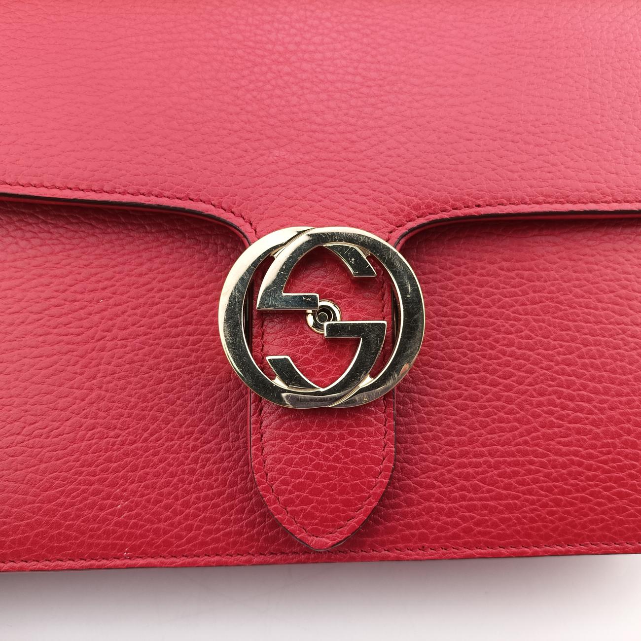 Interlocking GRedLeather510303D027362084インターロッキングGレッドレザー510303D027362084