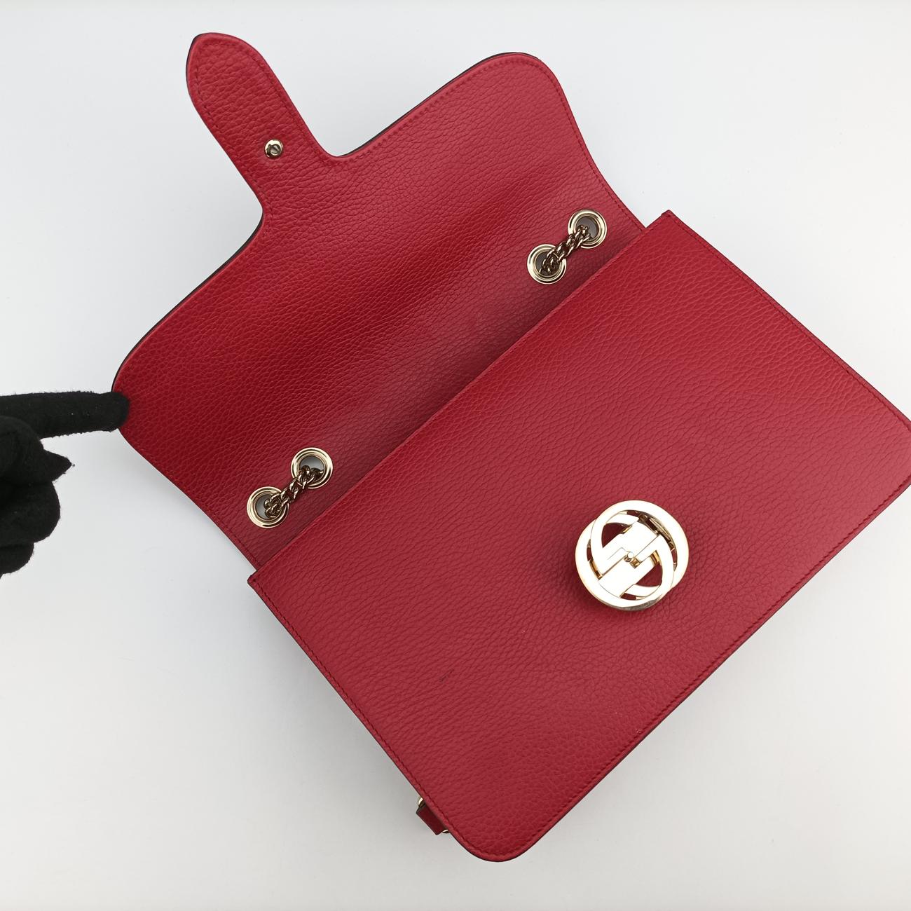 Interlocking GRedLeather510303D027362084インターロッキングGレッドレザー510303D027362084