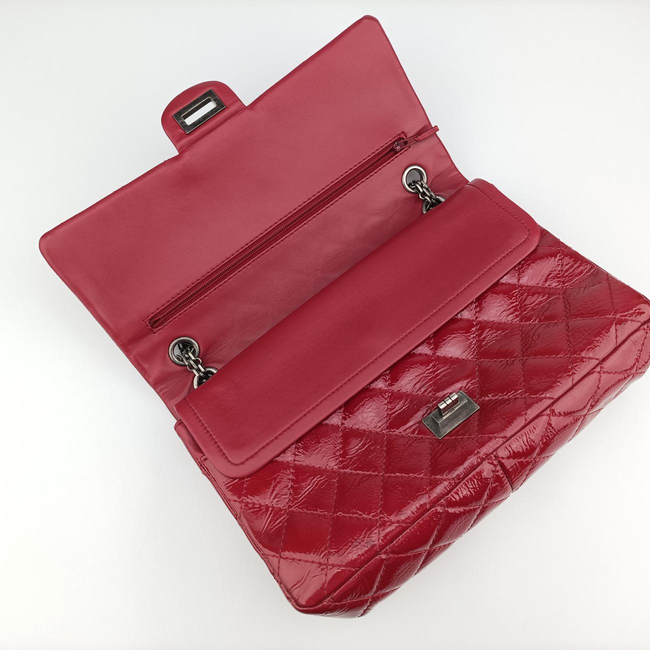 2.55 MatelasseCrimsonPatentA37587142021302.55 ダブルフラップマトラッセクリムゾンパテントA3758714202130