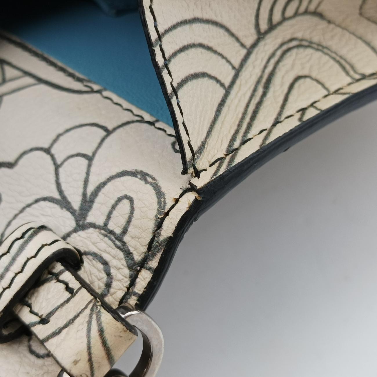 Rabbit printMulticolourLeather62 Dラビットプリントマルチカラーレザー62 D
