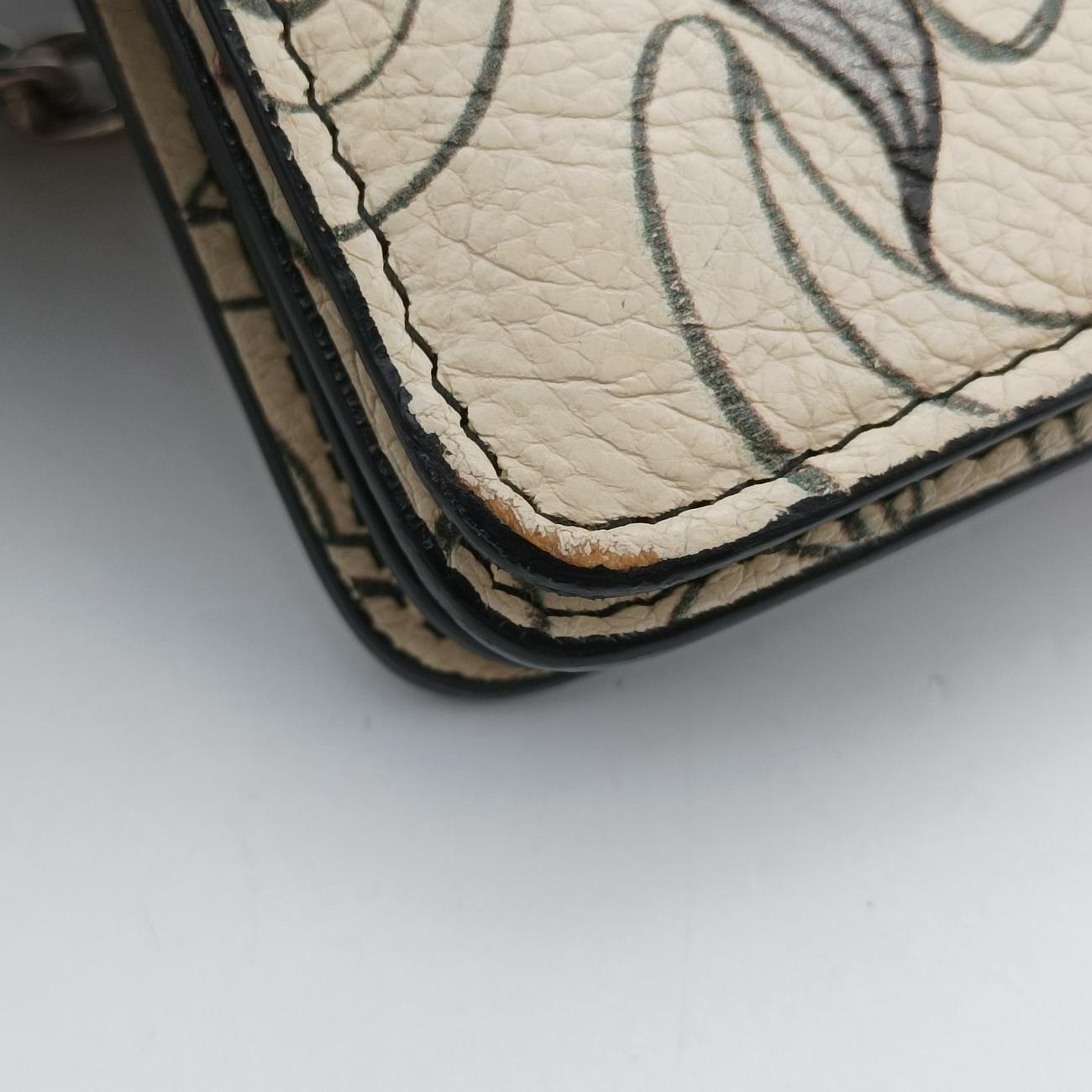 Rabbit printMulticolourLeather62 Dラビットプリントマルチカラーレザー62 D