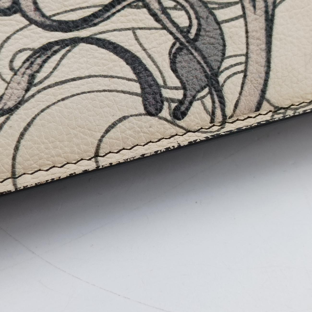 Rabbit printMulticolourLeather62 Dラビットプリントマルチカラーレザー62 D