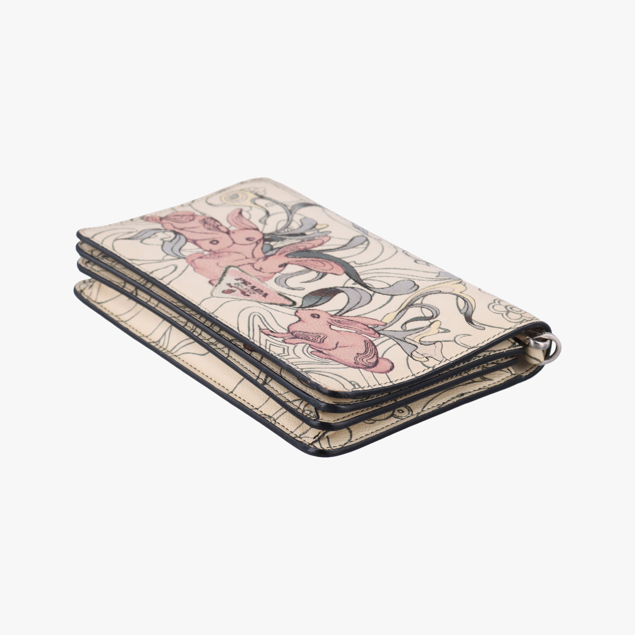 Rabbit printMulticolourLeather62 Dラビットプリントマルチカラーレザー62 D