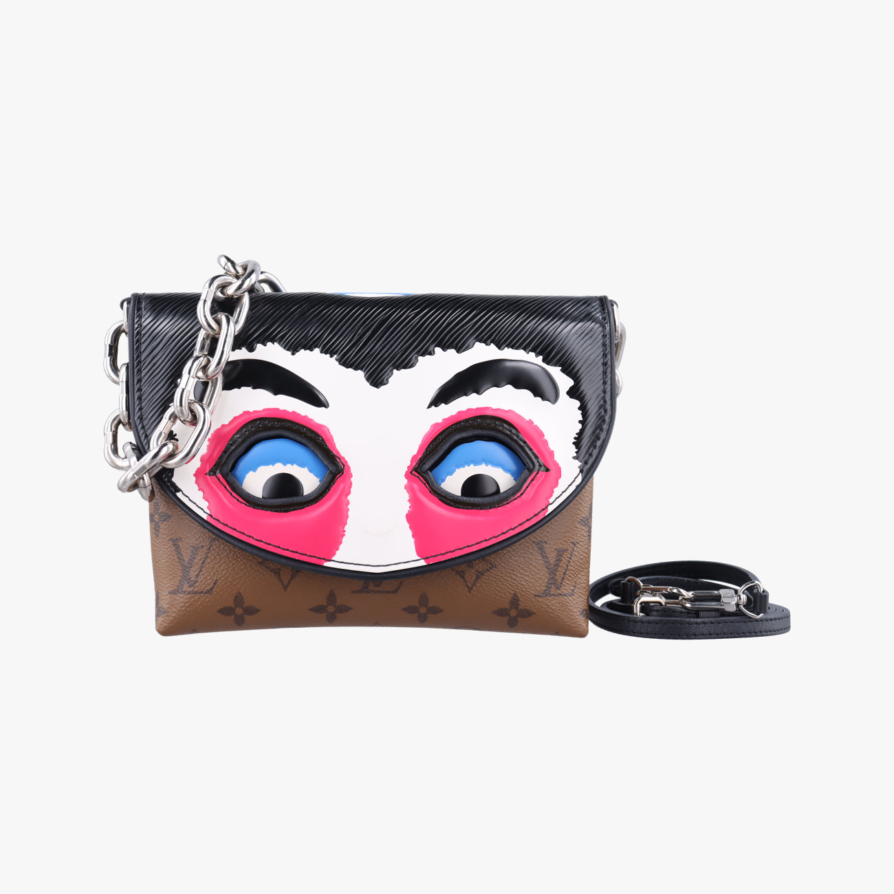 Pochette Kabuki MaskMARRON×FUCHSIAMonogram Reverse×EpiM43495DU4137ポシェットカブキマスクマロン×フューシャモノグラムリバース×エピM43495DU4137