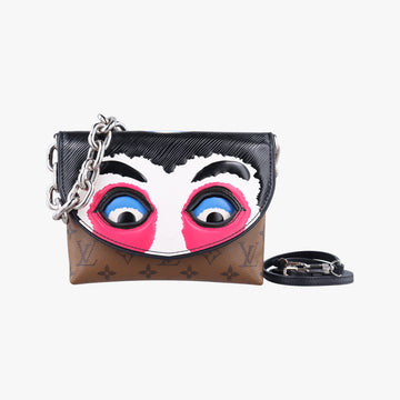 Pochette Kabuki MaskMARRON×FUCHSIAMonogram Reverse×EpiM43495DU4137ポシェットカブキマスクマロン×フューシャモノグラムリバース×エピM43495DU4137