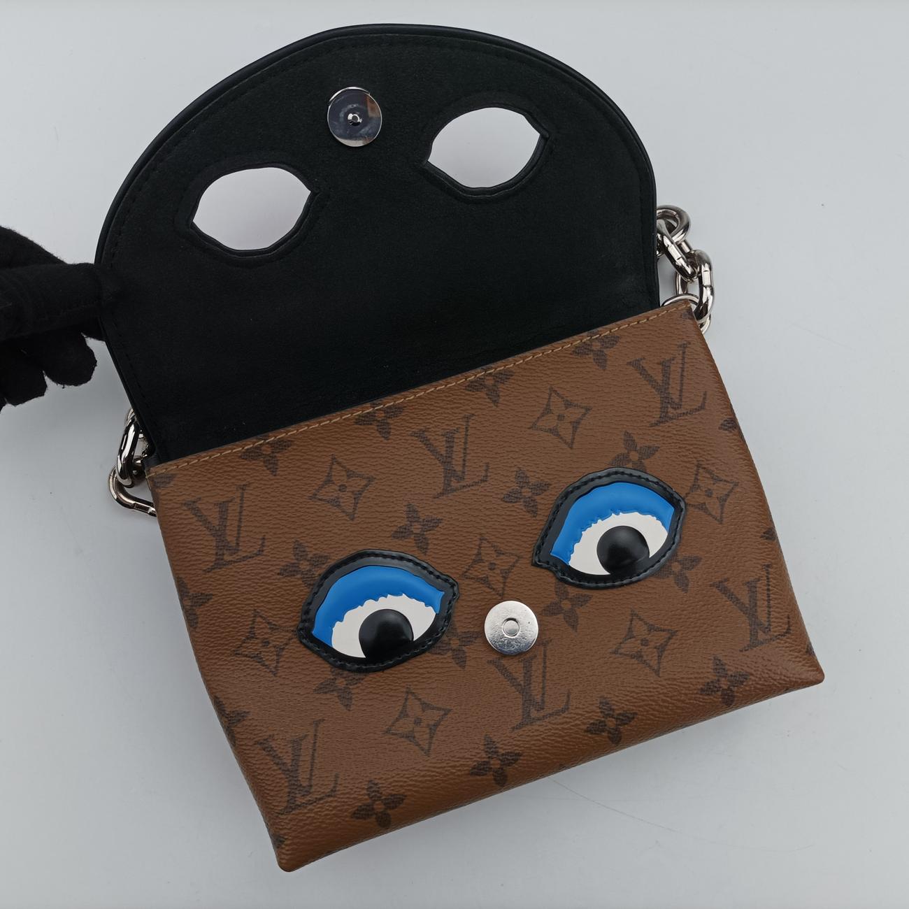 Pochette Kabuki MaskMARRON×FUCHSIAMonogram Reverse×EpiM43495DU4137ポシェットカブキマスクマロン×フューシャモノグラムリバース×エピM43495DU4137