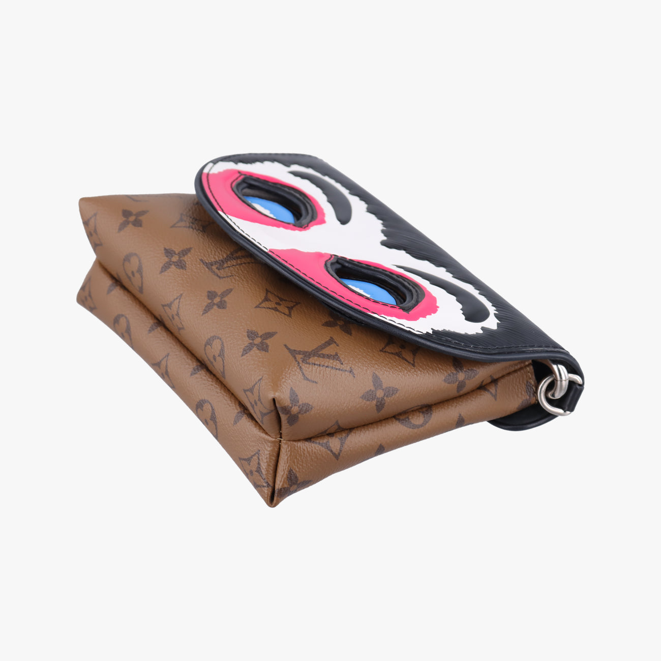 Pochette Kabuki MaskMARRON×FUCHSIAMonogram Reverse×EpiM43495DU4137ポシェットカブキマスクマロン×フューシャモノグラムリバース×エピM43495DU4137