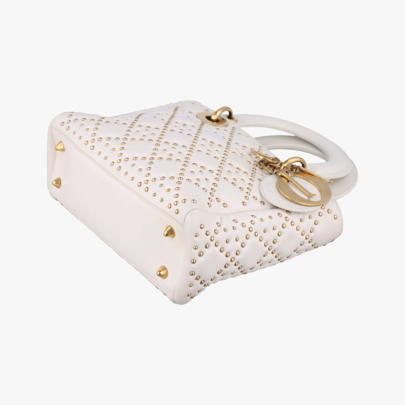 Lady DiorWhiteLeather28-MA-0117レディディオールホワイトレザー28-MA-0117
