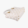 Lady DiorWhiteLeather28-MA-0117レディディオールホワイトレザー28-MA-0117