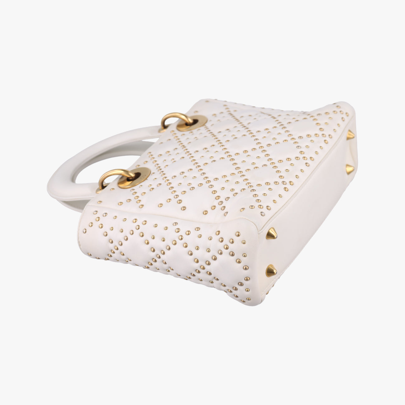 Lady DiorWhiteLeather28-MA-0117レディディオールホワイトレザー28-MA-0117