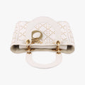 Lady DiorWhiteLeather28-MA-0117レディディオールホワイトレザー28-MA-0117