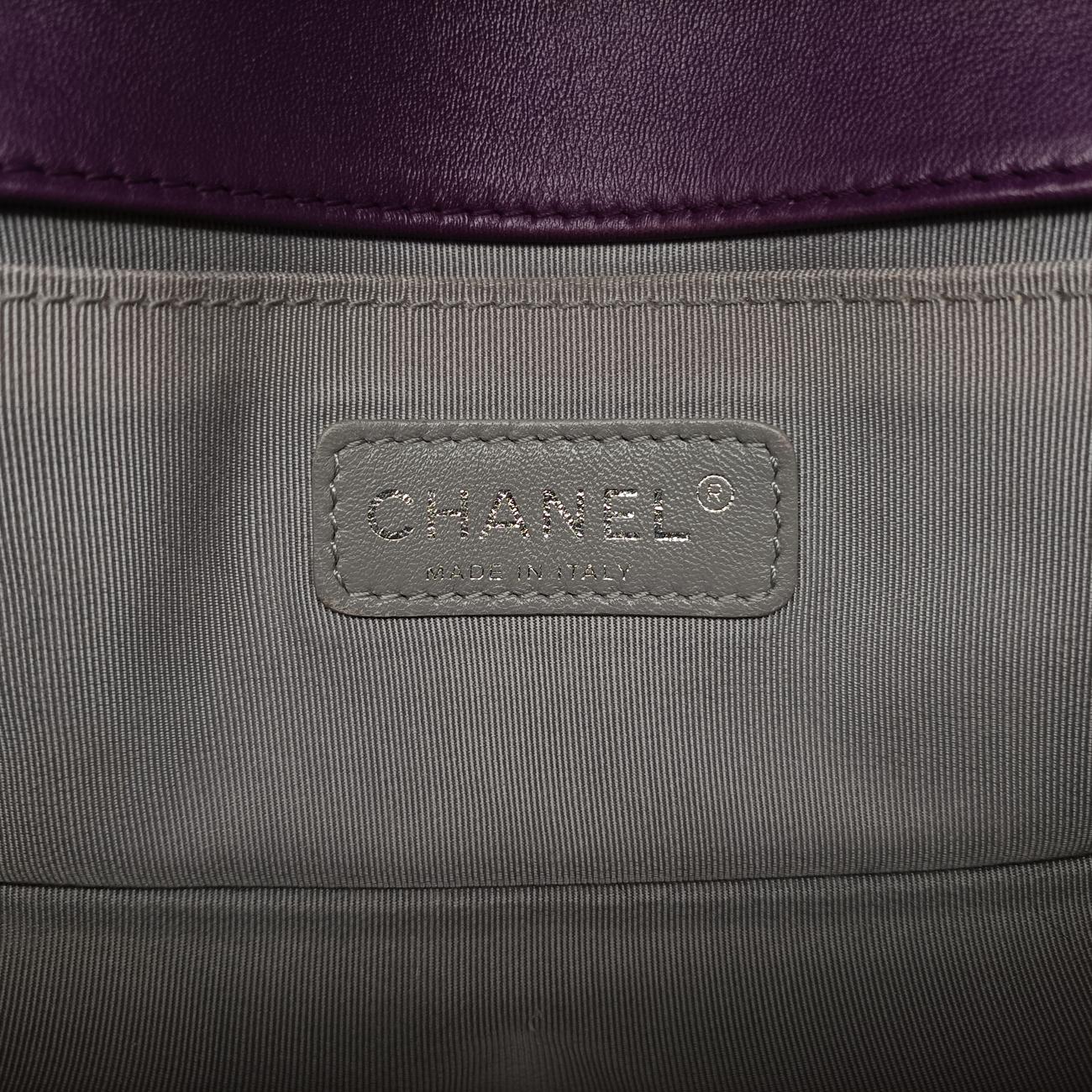 BOY CHANELPurplevelour18308215ボーイシャネルパープルベロアA6741618308215