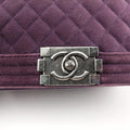 BOY CHANELPurplevelour18308215ボーイシャネルパープルベロアA6741618308215