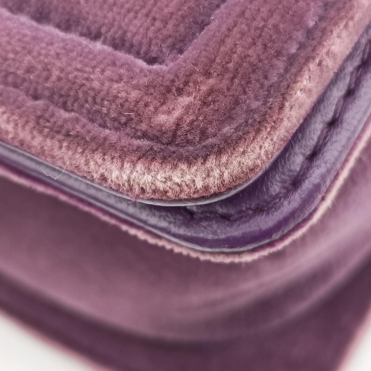 BOY CHANELPurplevelour18308215ボーイシャネルパープルベロアA6741618308215