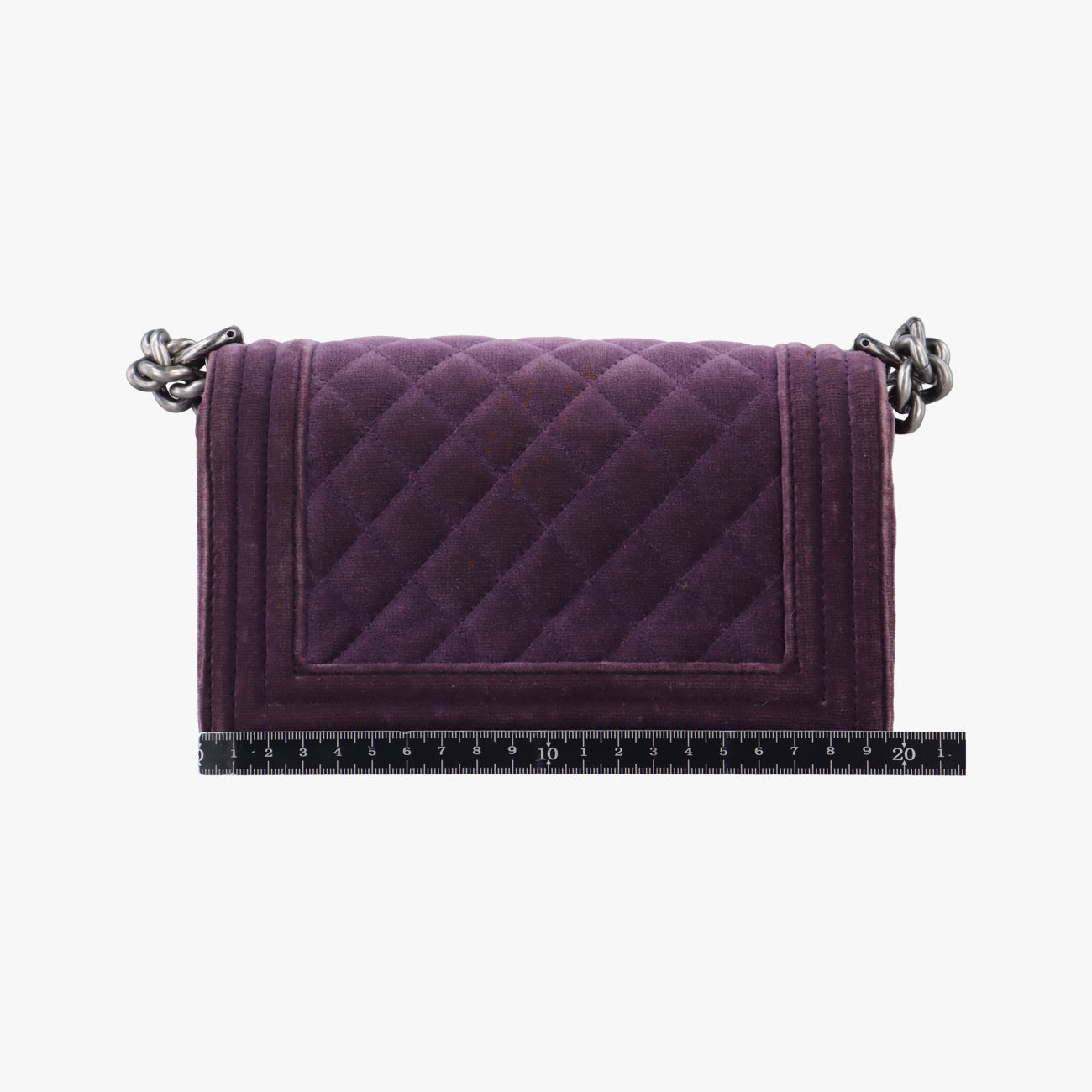 BOY CHANELPurplevelour18308215ボーイシャネルパープルベロアA6741618308215