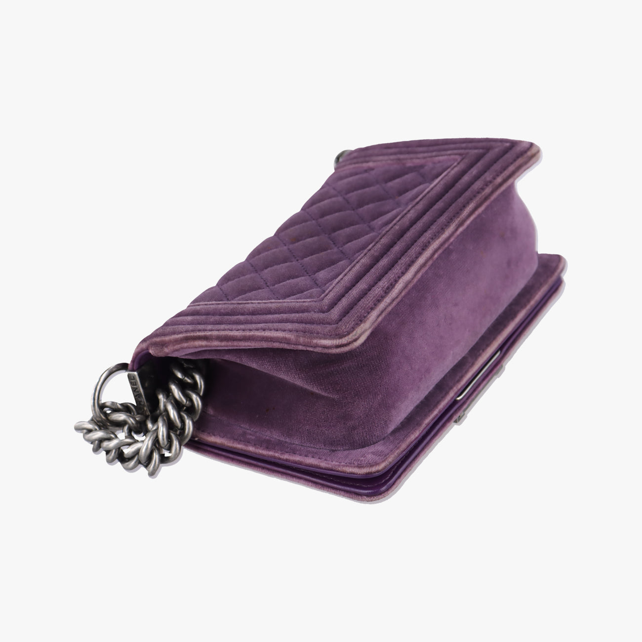 BOY CHANELPurplevelour18308215ボーイシャネルパープルベロアA6741618308215