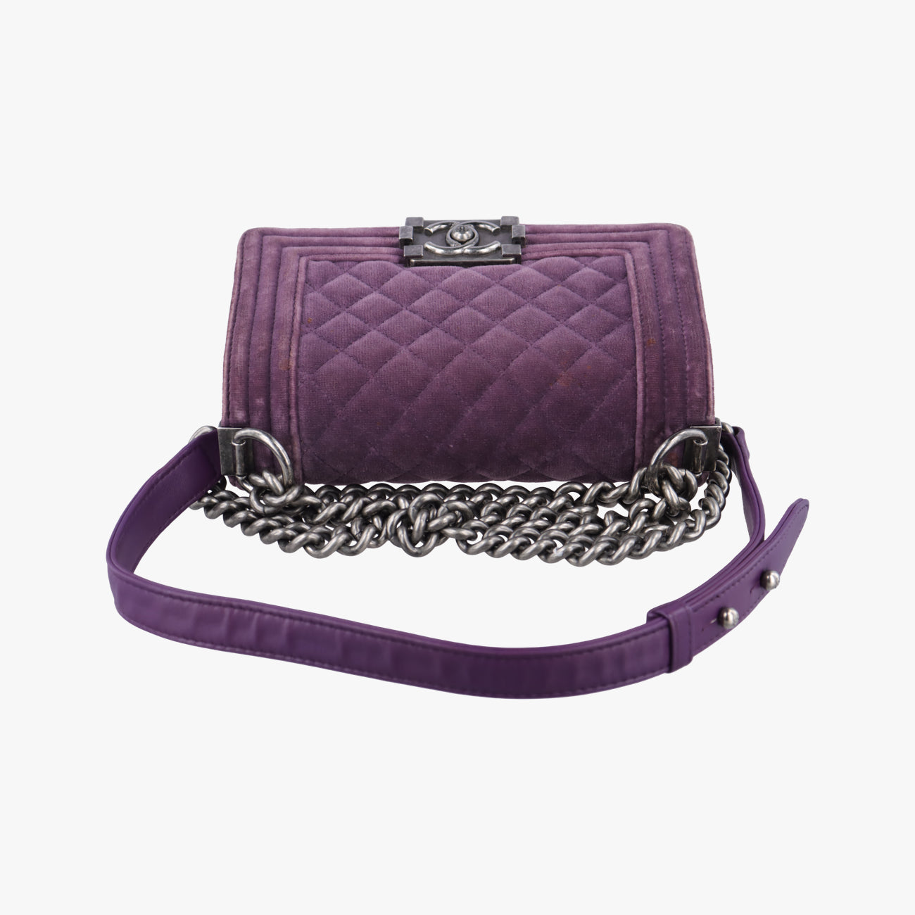 BOY CHANELPurplevelour18308215ボーイシャネルパープルベロアA6741618308215