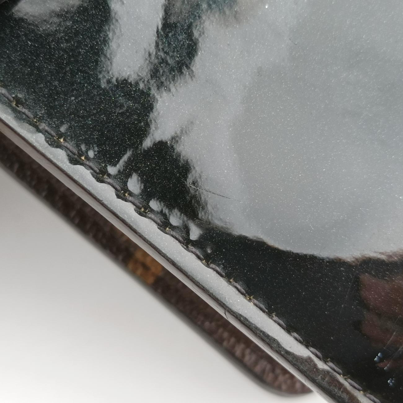 Portefeuille Cherry Wood ChainBlackVernisM63305CA3118ポルトフォイユ チェリーウッドチェーンブラックヴェルニM63305CA3118