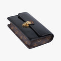 Portefeuille Cherry Wood ChainBlackVernisM63305CA3118ポルトフォイユ チェリーウッドチェーンブラックヴェルニM63305CA3118