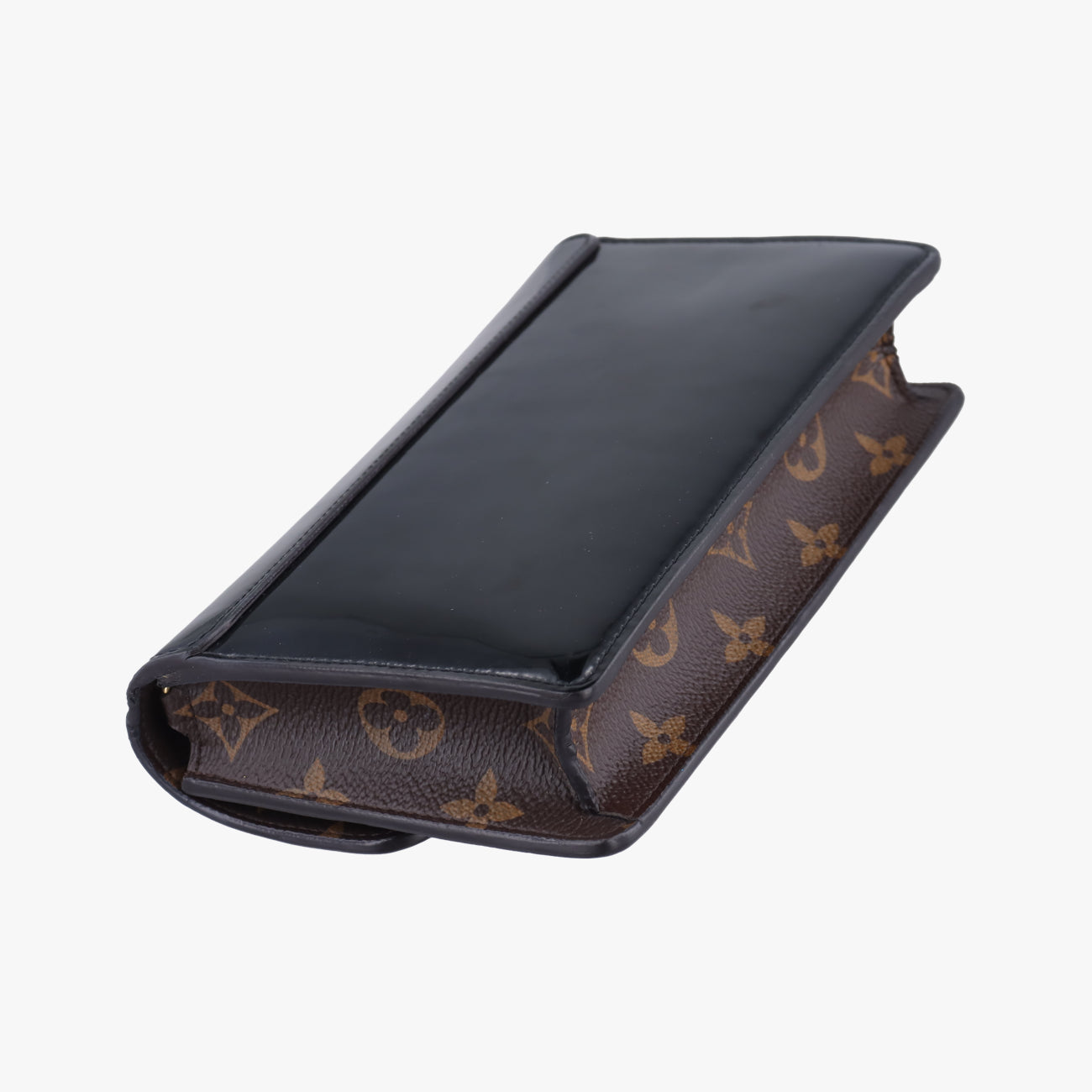 Portefeuille Cherry Wood ChainBlackVernisM63305CA3118ポルトフォイユ チェリーウッドチェーンブラックヴェルニM63305CA3118