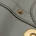 Bamboo Top HandleLight GrayLeather159067バンブー トップ ハンドルライトグレーレザー159067