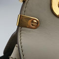 Bamboo Top HandleLight GrayLeather159067バンブー トップ ハンドルライトグレーレザー159067