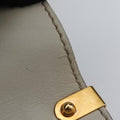 Bamboo Top HandleLight GrayLeather159067バンブー トップ ハンドルライトグレーレザー159067