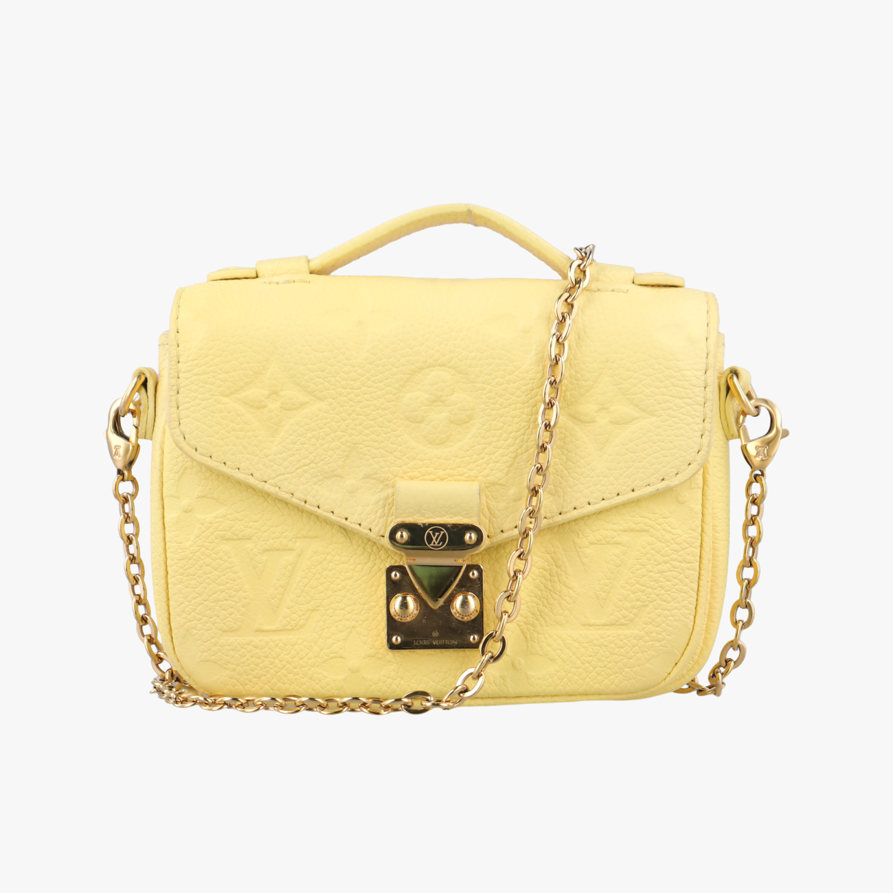 Micro Metis Pouch Chain MonogramYellowLeatherM81407ICチップマイクロメティスポーチチェーンモノグラムイエローレザーM81407ICチップ