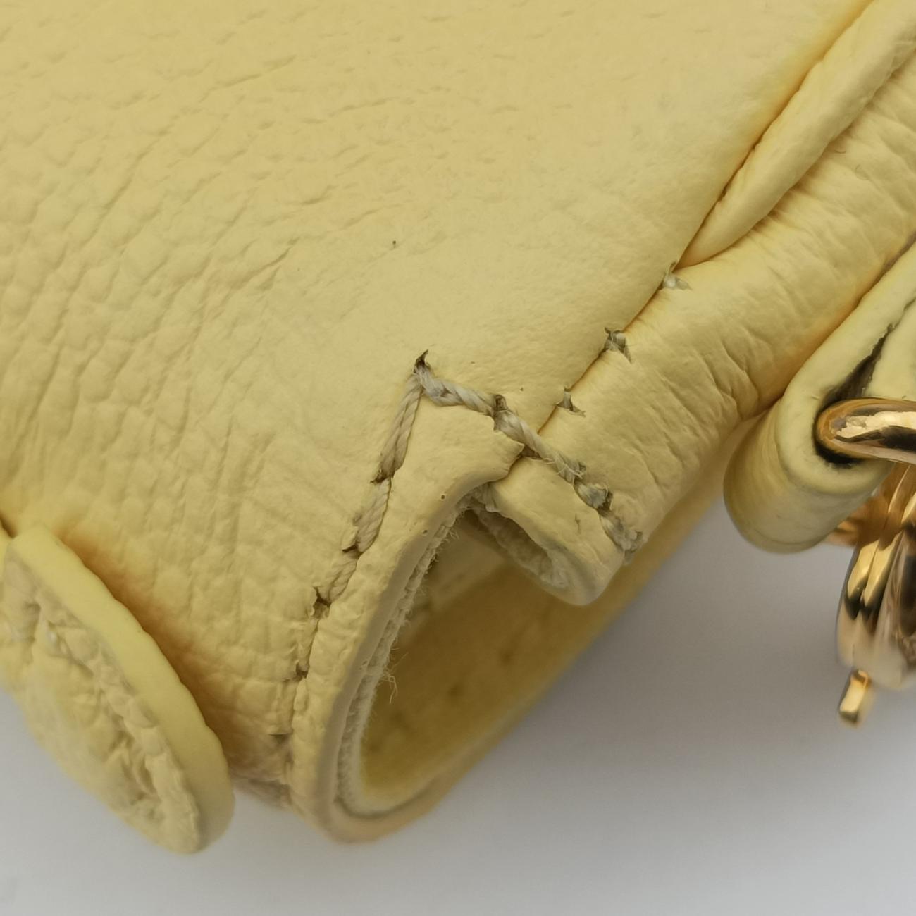 Micro Metis Pouch Chain MonogramYellowLeatherM81407ICチップマイクロメティスポーチチェーンモノグラムイエローレザーM81407ICチップ