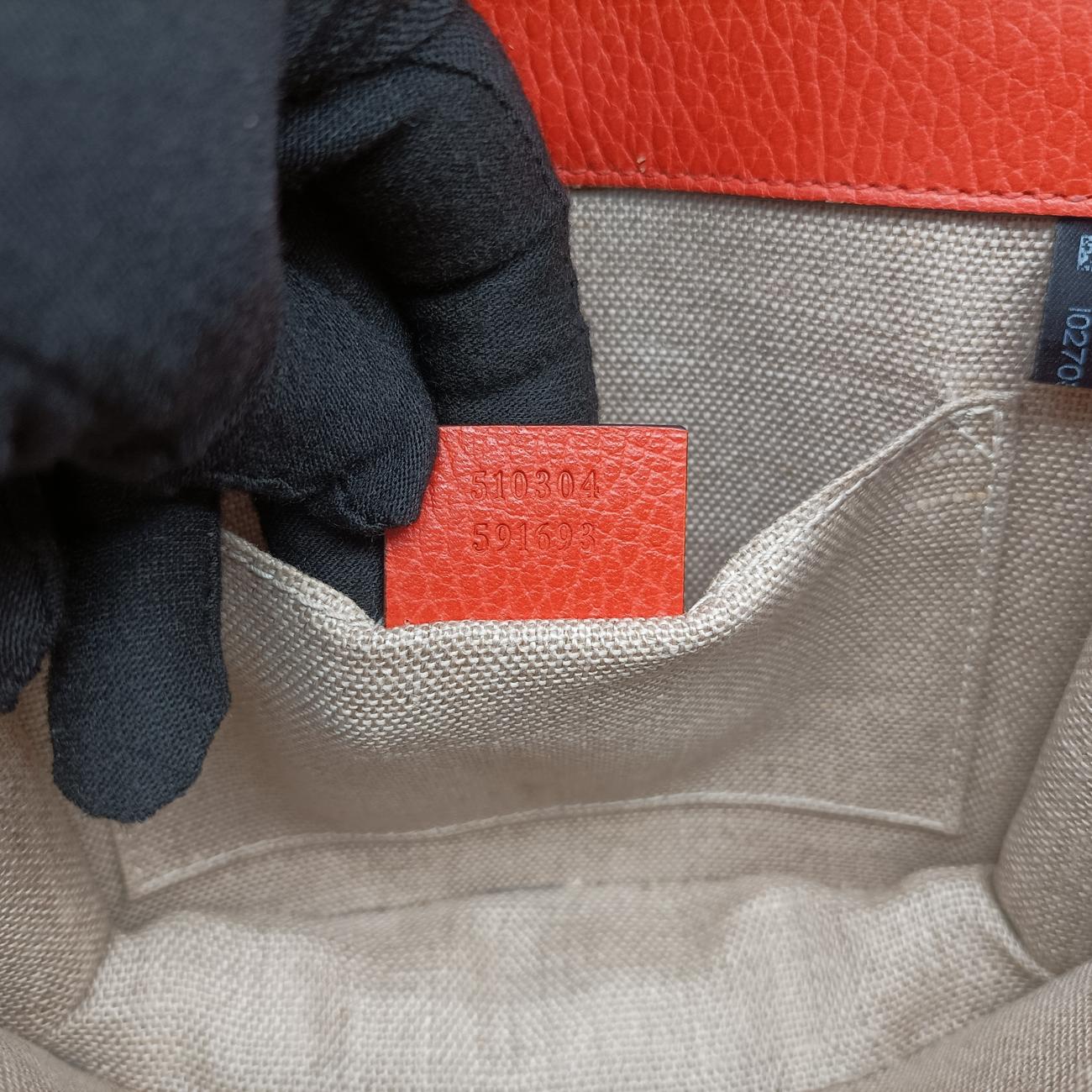 Interlocking GOrangeLeather510304I027085042インターロッキングGオレンジレザー510304I027085042