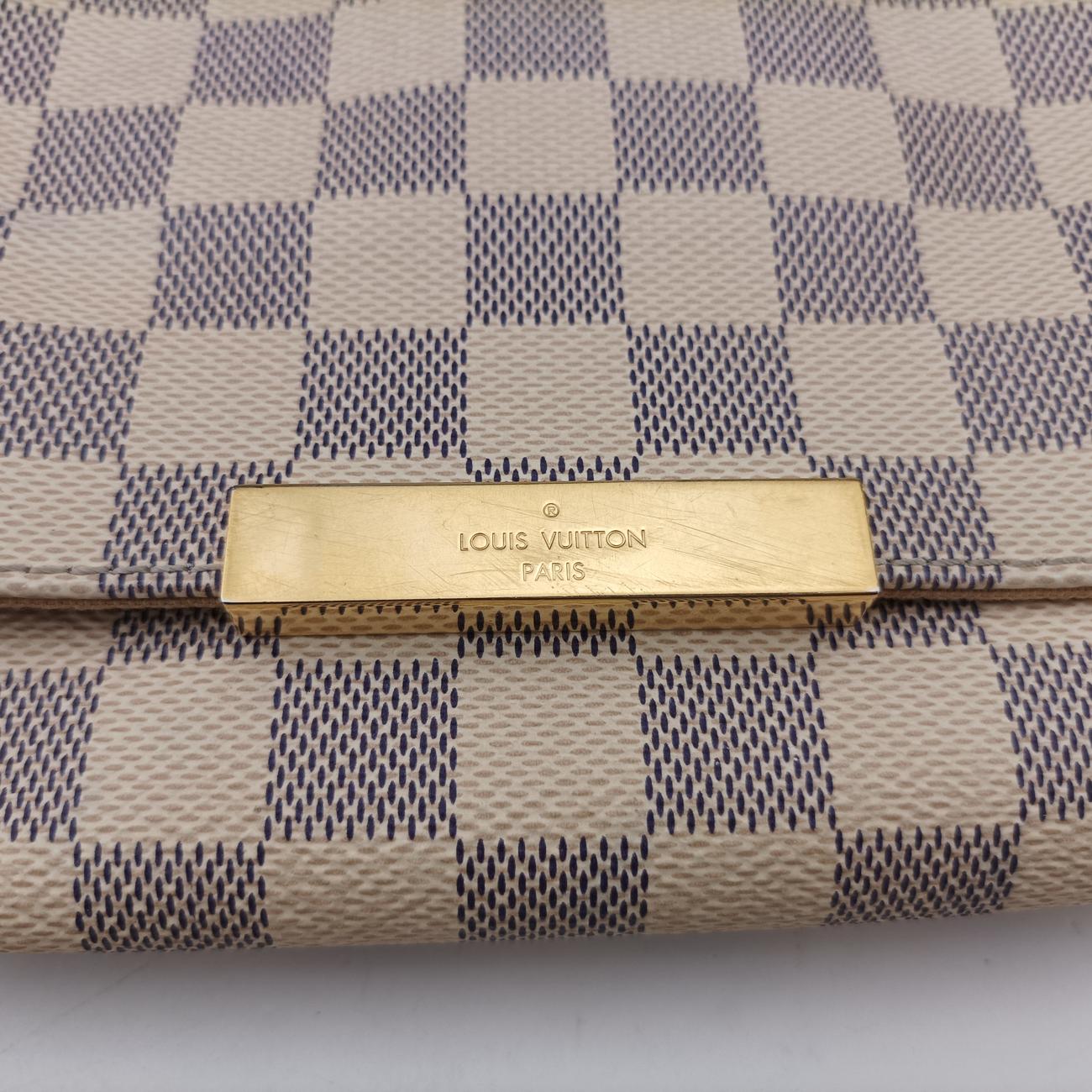 FAVORITE PMAZURDamier CanvasN41277FL4176フェイボリットPMアズールダミエキャンバスN41277FL4176