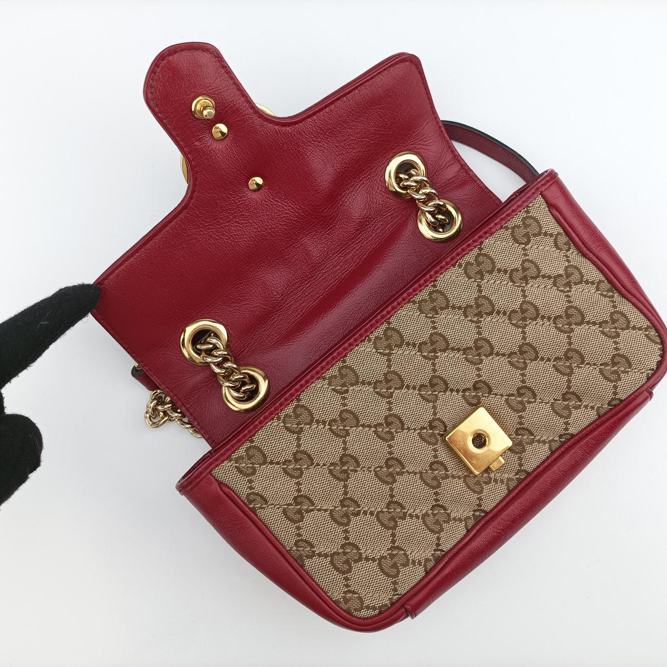 GG MarmontMulticolourFabric x leather446744F031706253GGマーモントマルチカラーファブリック×レザー446744F031706253