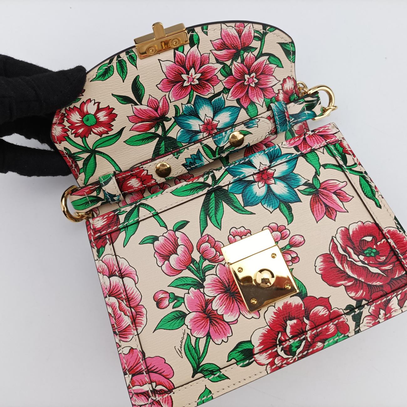 Flower ChainMulticolourLeatherF040566889フラワー チェーンマルチカラーレザー696180F040566889