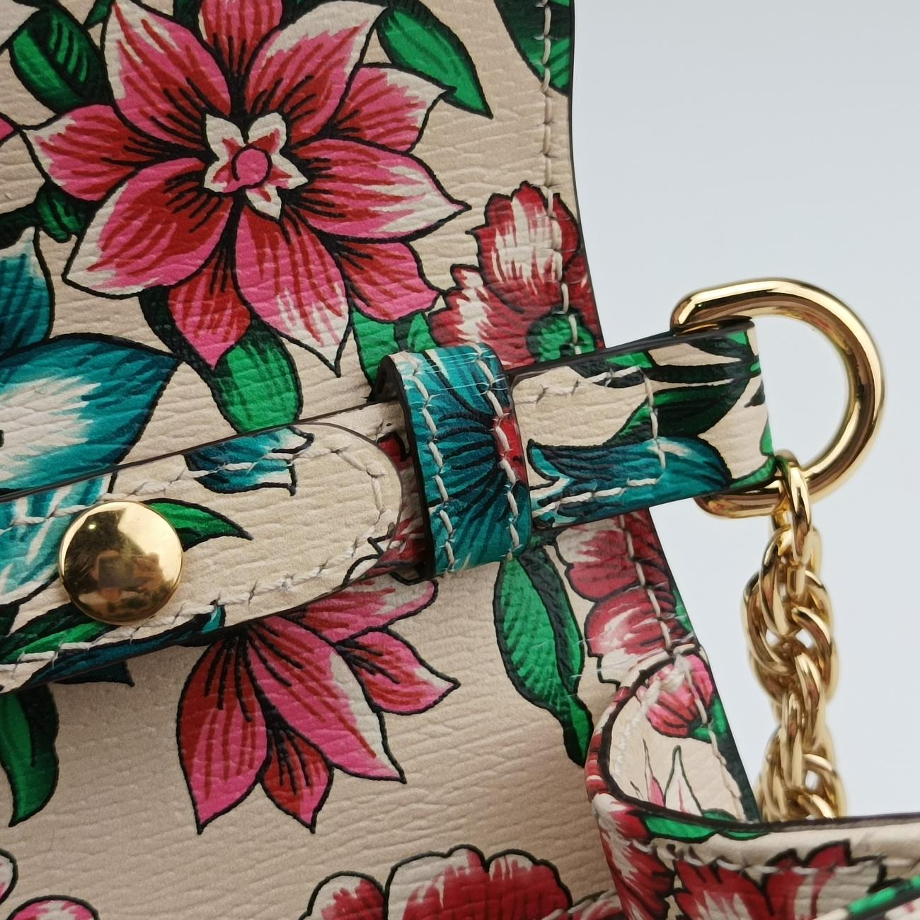 Flower ChainMulticolourLeatherF040566889フラワー チェーンマルチカラーレザー696180F040566889