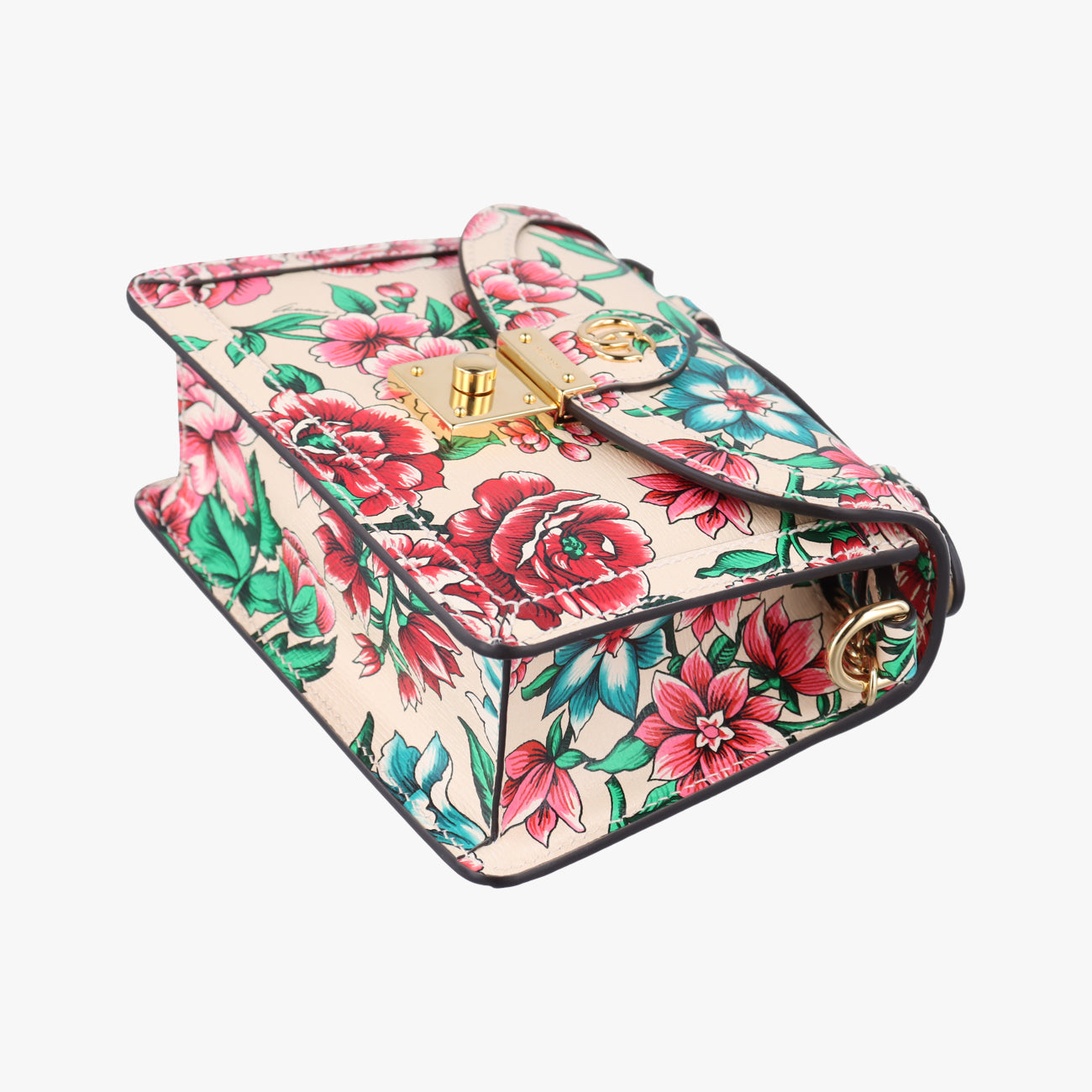 Flower ChainMulticolourLeatherF040566889フラワー チェーンマルチカラーレザー696180F040566889