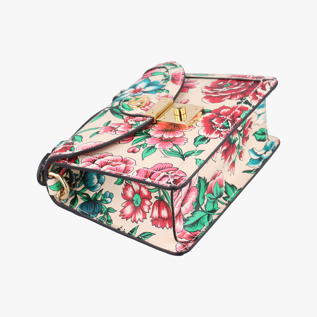 Flower ChainMulticolourLeatherF040566889フラワー チェーンマルチカラーレザー696180F040566889