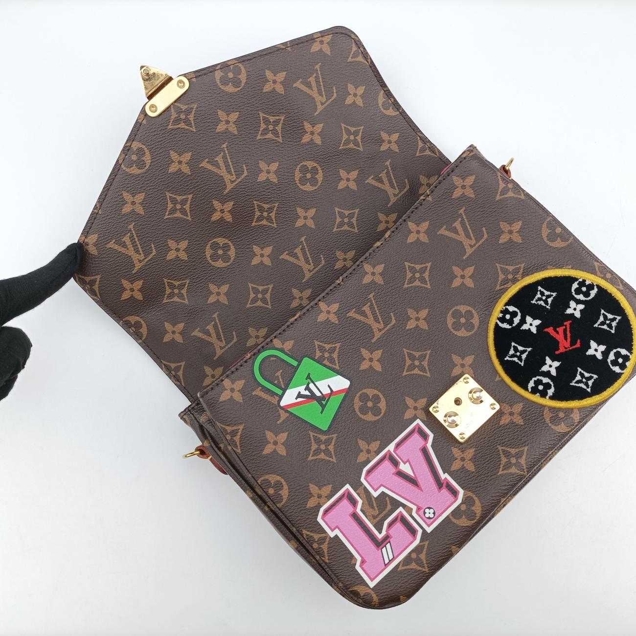 Pochette MeTIS MMBrown×multiMonogram PatchesM43991DR2178ポシェット メティスモノグラム/ブラウン系×マルチモノグラムパッチーズM43991DR2178