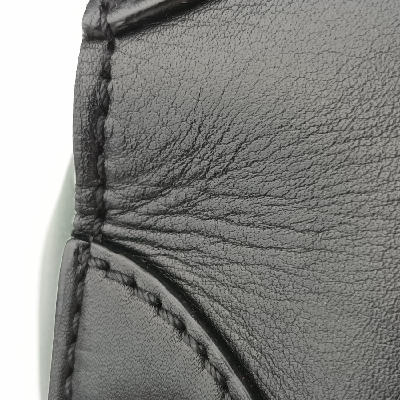 Luggage Mini ShopperBlack×greenLeatherW-AT-0181 W-MM-0181ラゲージミニショッパーブラック×グリーンレザーW-AT-0181 W-MM-0181