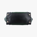 Luggage Mini ShopperBlack×greenLeatherW-AT-0181 W-MM-0181ラゲージミニショッパーブラック×グリーンレザーW-AT-0181 W-MM-0181