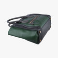 Luggage Mini ShopperBlack×greenLeatherW-AT-0181 W-MM-0181ラゲージミニショッパーブラック×グリーンレザーW-AT-0181 W-MM-0181