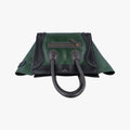 Luggage Mini ShopperBlack×greenLeatherW-AT-0181 W-MM-0181ラゲージミニショッパーブラック×グリーンレザーW-AT-0181 W-MM-0181