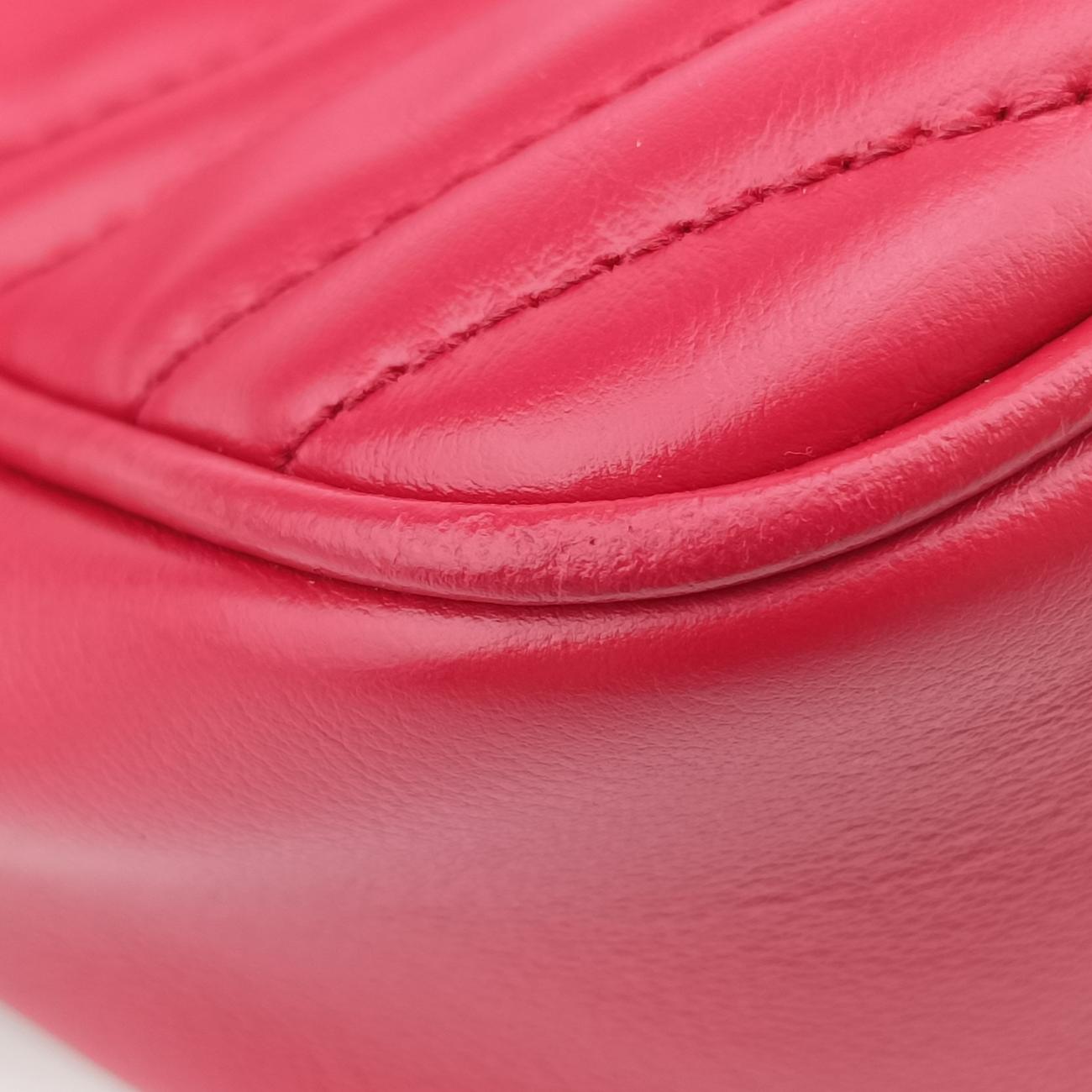 GG MarmontRedLeather447632Lot number unknownGGマーモントレッドレザー447632製番不明