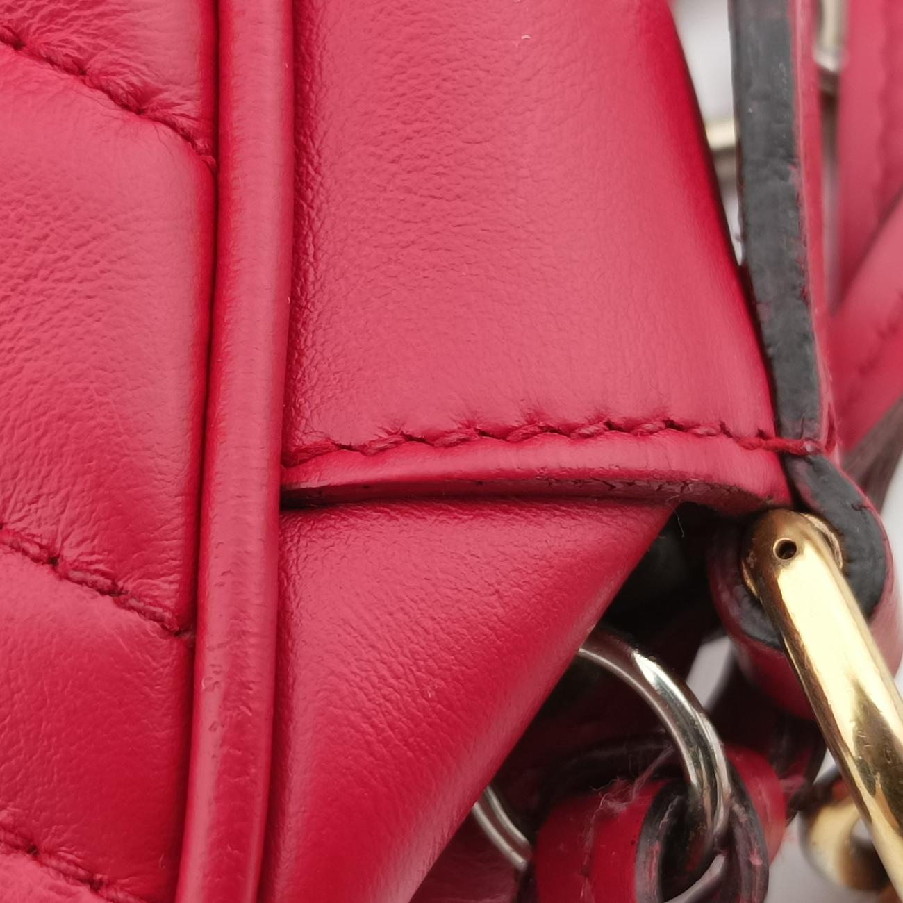 GG MarmontRedLeather447632Lot number unknownGGマーモントレッドレザー447632製番不明