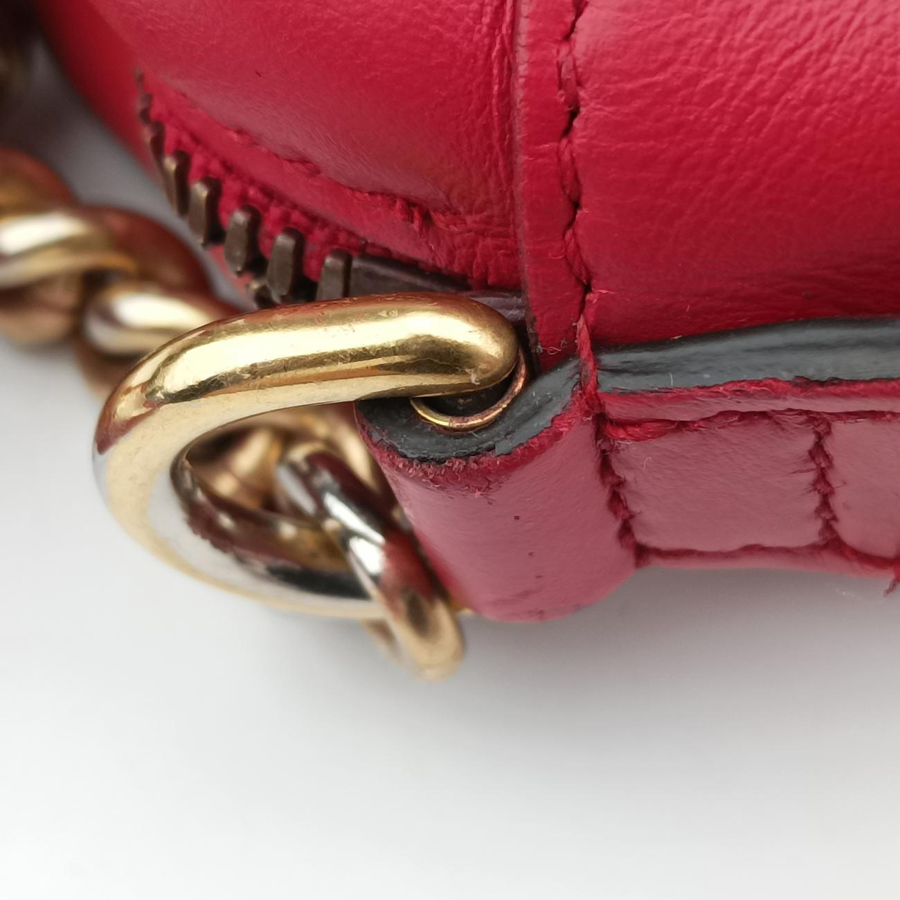 GG MarmontRedLeather447632Lot number unknownGGマーモントレッドレザー447632製番不明
