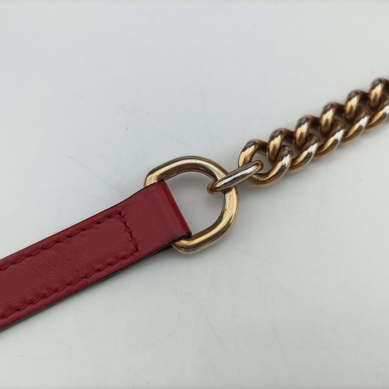GG MarmontRedLeather447632Lot number unknownGGマーモントレッドレザー447632製番不明