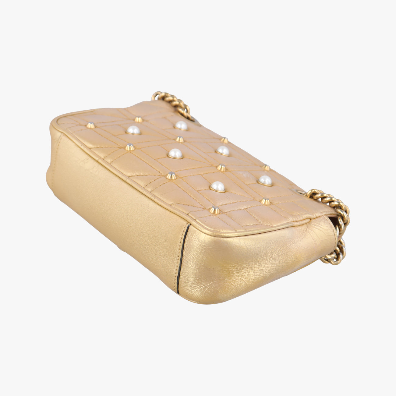 GG MarmontGoldenLeather446744H021447911GGマーモントゴールドレザー446744H021447911