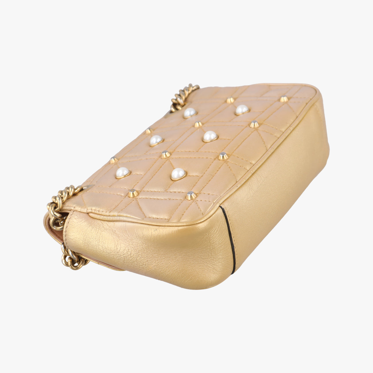 GG MarmontGoldenLeather446744H021447911GGマーモントゴールドレザー446744H021447911