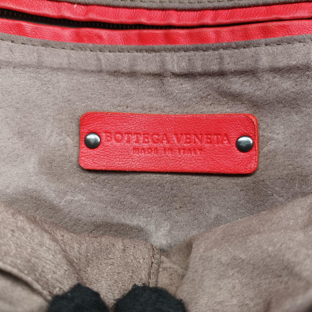 NODINI IntrecciatoRedlambskinB05677180Aノディーニ イントレチャートレッドラムスキンB05677180A