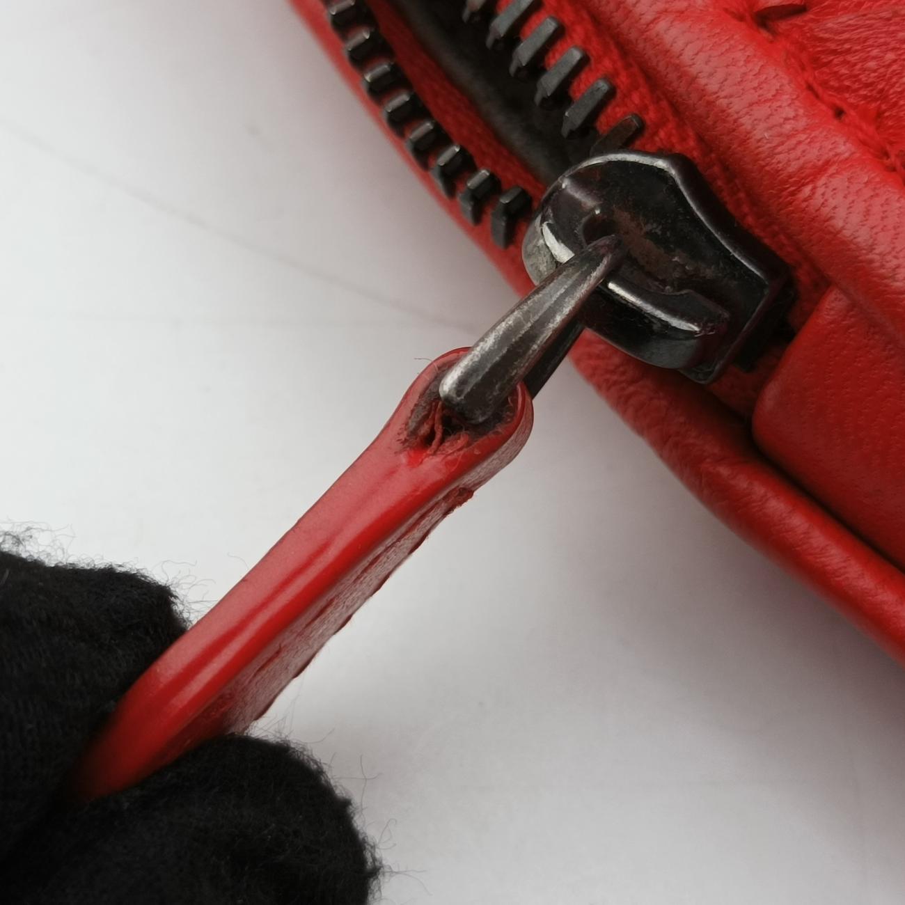 NODINI IntrecciatoRedlambskinB05677180Aノディーニ イントレチャートレッドラムスキンB05677180A