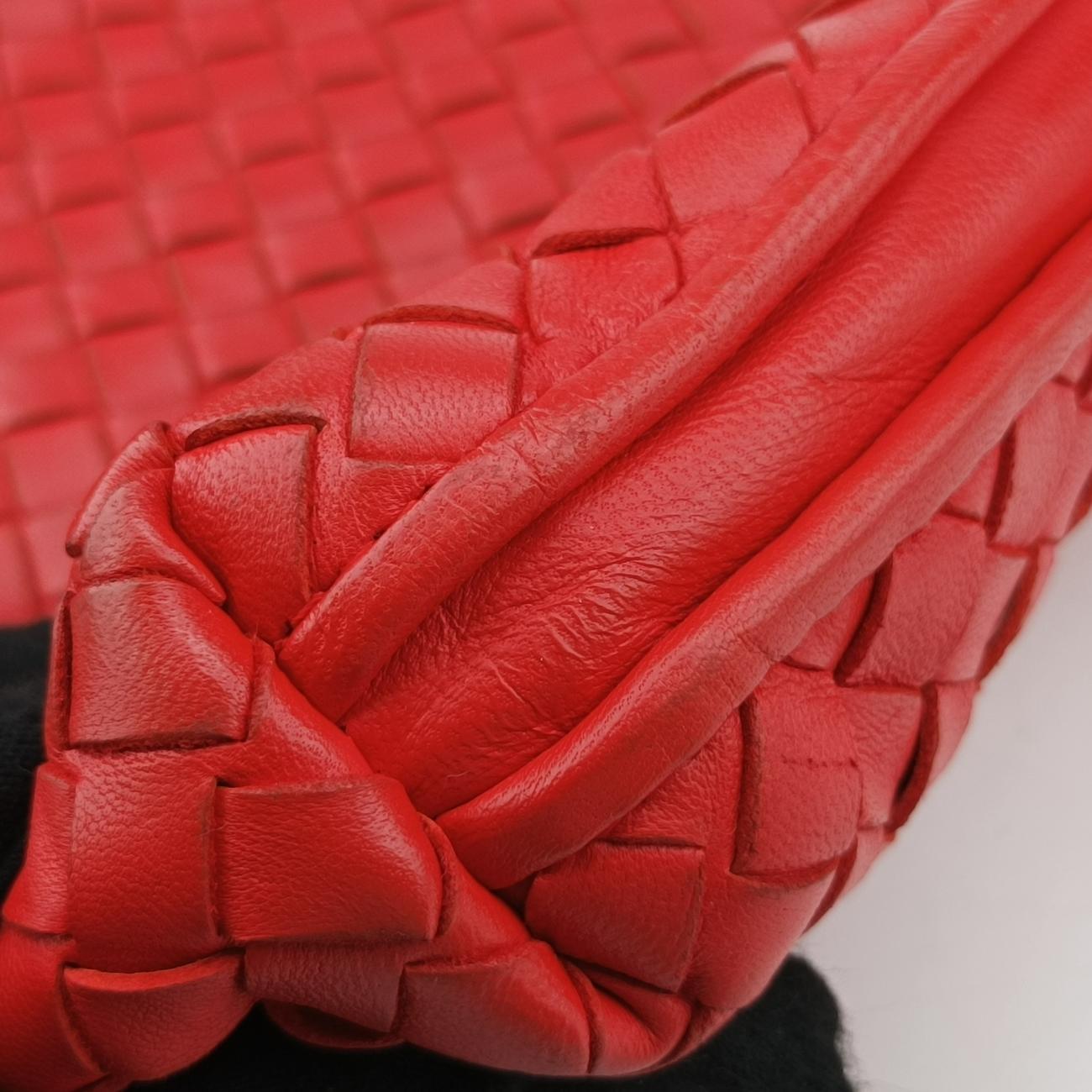 NODINI IntrecciatoRedlambskinB05677180Aノディーニ イントレチャートレッドラムスキンB05677180A
